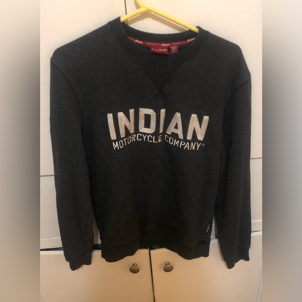 Indian Motorcycle gray Sweater size womens small